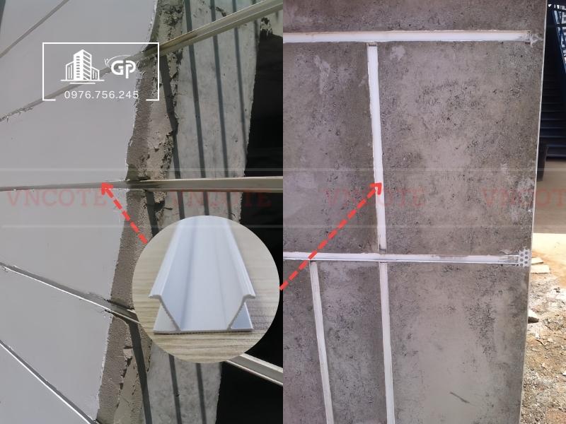 Nẹp chỉ âm tường GV20