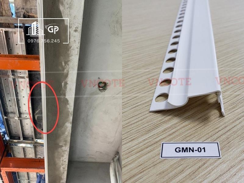 Thi công nẹp chỉ ngắt nước GMN01