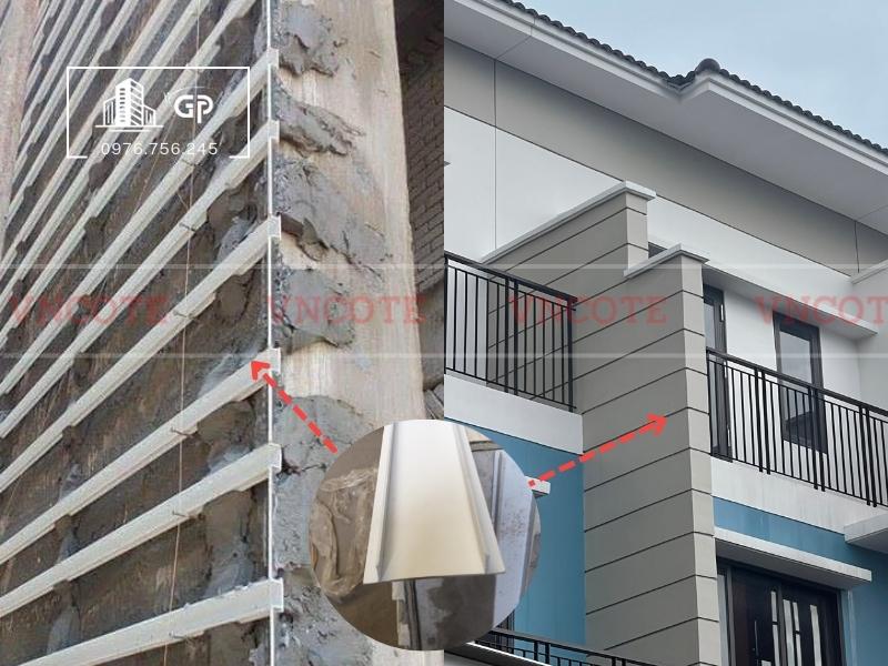 Nẹp tạo ron âm tường GL50