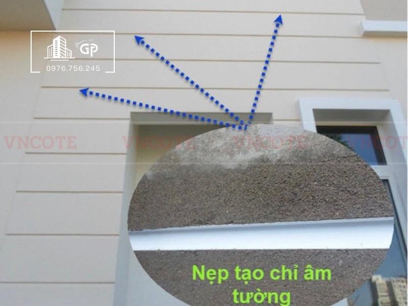 Nẹp tạo ron âm tường GL50