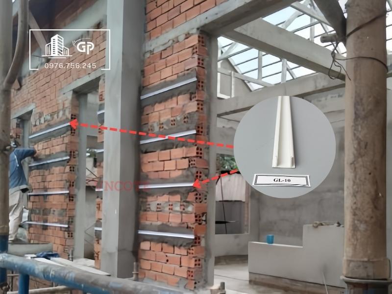Nẹp ron âm tường GL10