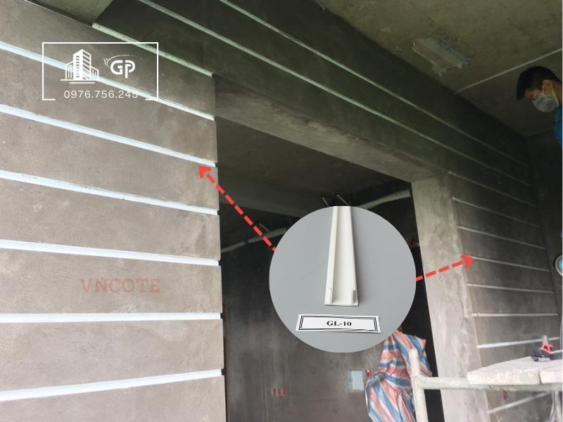 Nẹp ron âm tường GL10