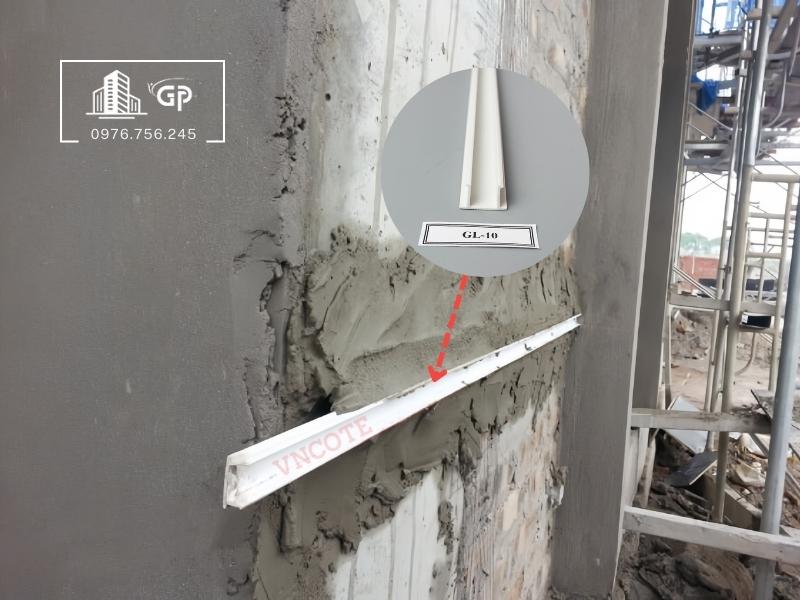 Nẹp ron âm tường GL10