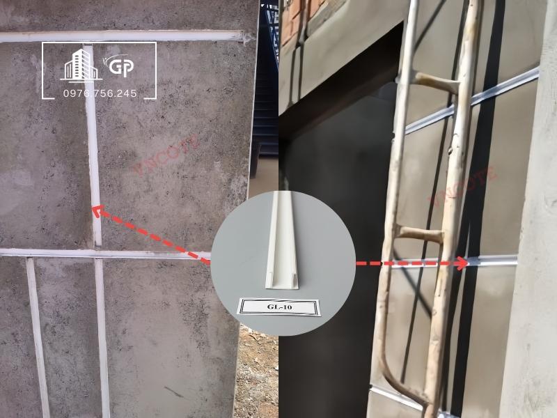 Nẹp ron âm tường GL10