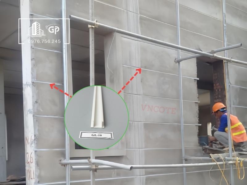 Nẹp ron âm tường GL10