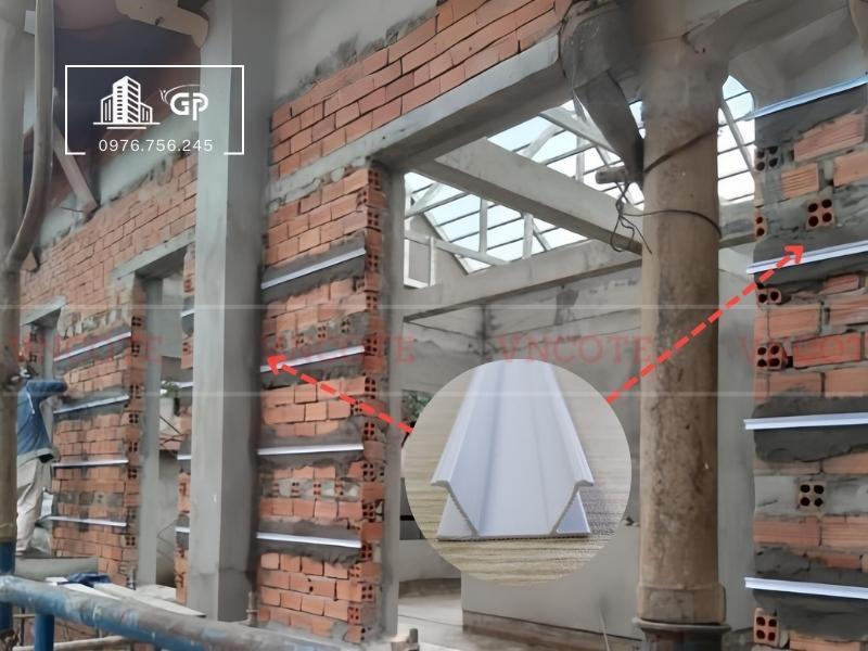 Nẹp chỉ âm tường GV20