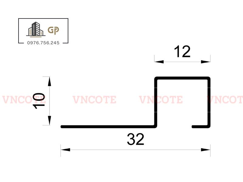 Nẹp inox bo góc ốp gạch SQQ-10-VB