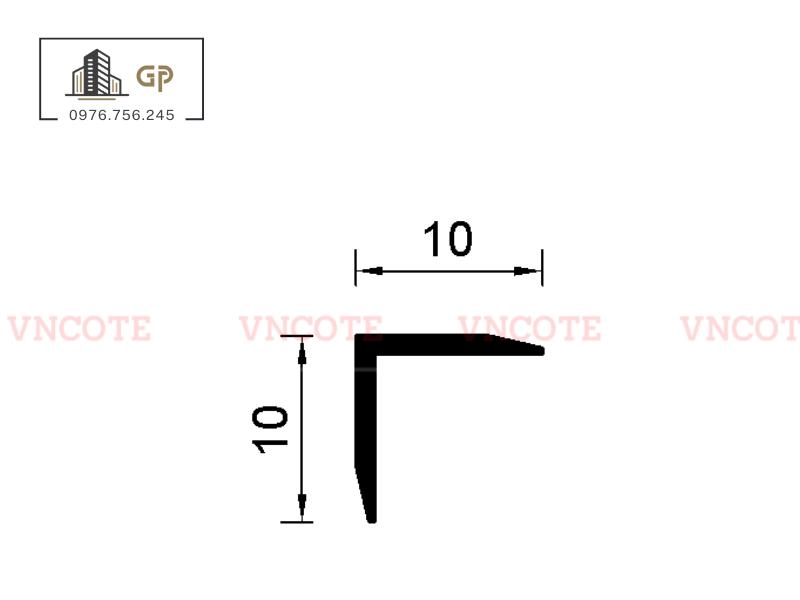 Kích thước nẹp V10