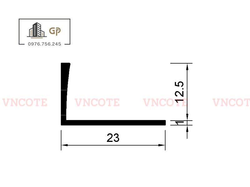 Nẹp góc ốp lát YL-12
