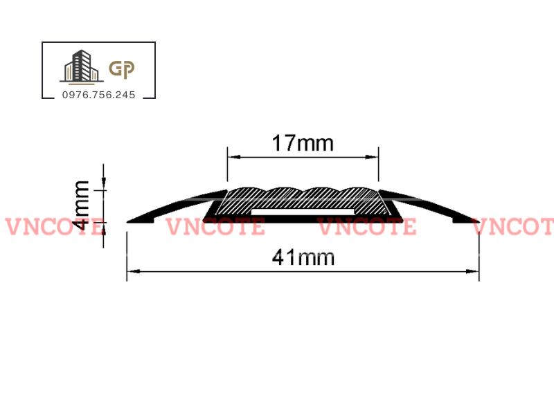 Nẹp chống trơn cầu thang DT-0024