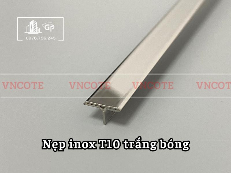 Nẹp inox chữ T10mm màu đen xước