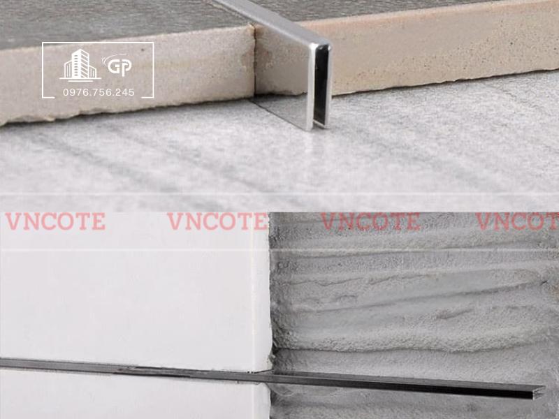 Nẹp inox chữ U3mm màu trắng xước