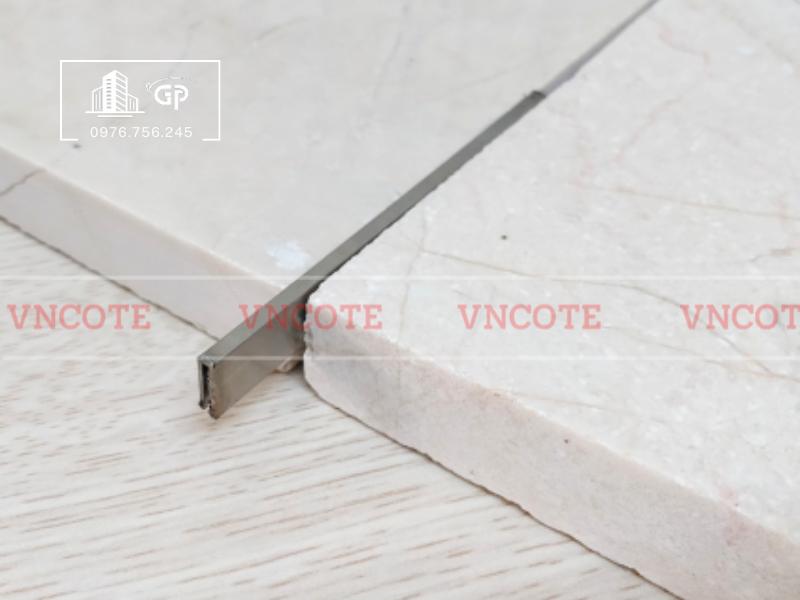 Nẹp inox chữ U3mm màu trắng xước