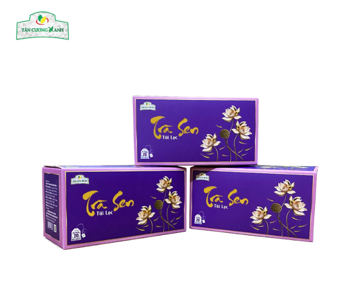 Trà Sen Túi Lọc Tân Cương Xanh - Hộp 40gram