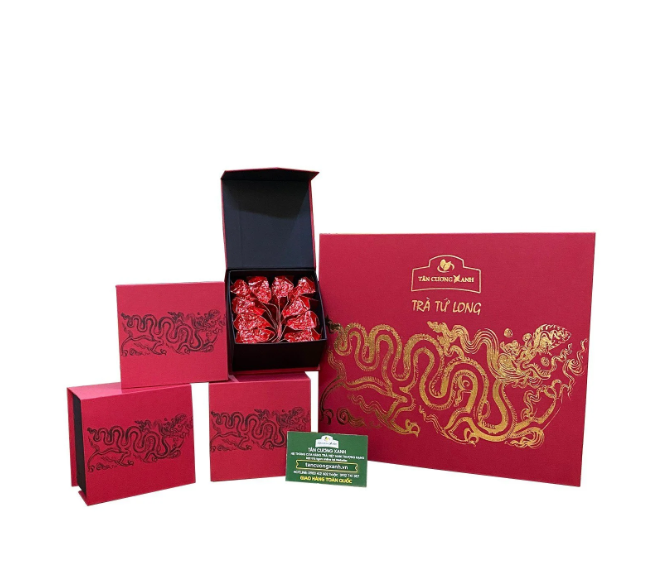 Trà Tân Cương Tứ Long 400g - Quà Tặng Cao Cấp