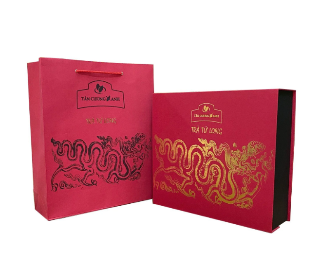 Trà Tân Cương Tứ Long 400g - Quà Tặng Cao Cấp