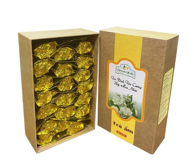 Trà Đinh Ướp Hoa Nhài 200gram - Trà Ấm