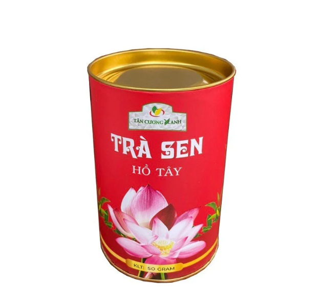 Hộp Trà Thái Nguyên Ướp Sen Tây Hồ TC10 - 50gram