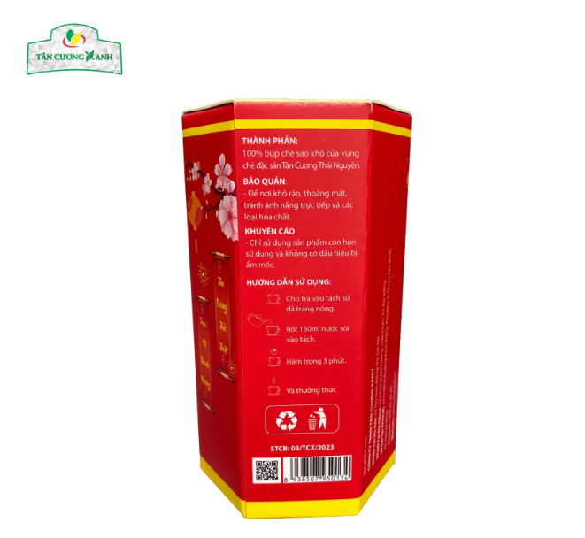 Hộp Trà Tân Cương 100g - Hộp Gắn Kết