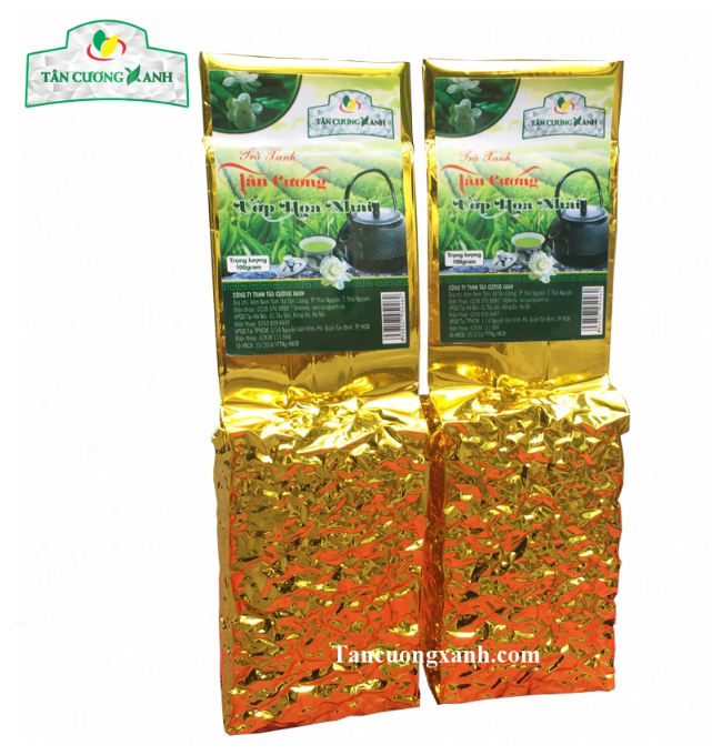 Trà Tân Cương Thái Nguyên Ướp Hoa Nhài 100gr - Hút Chân hông