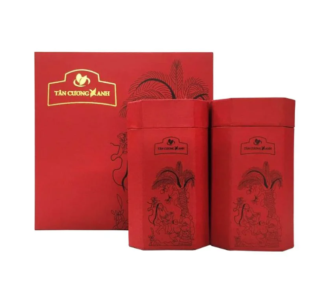 Bộ Trà Ô Long Hứng Dừa 400gram