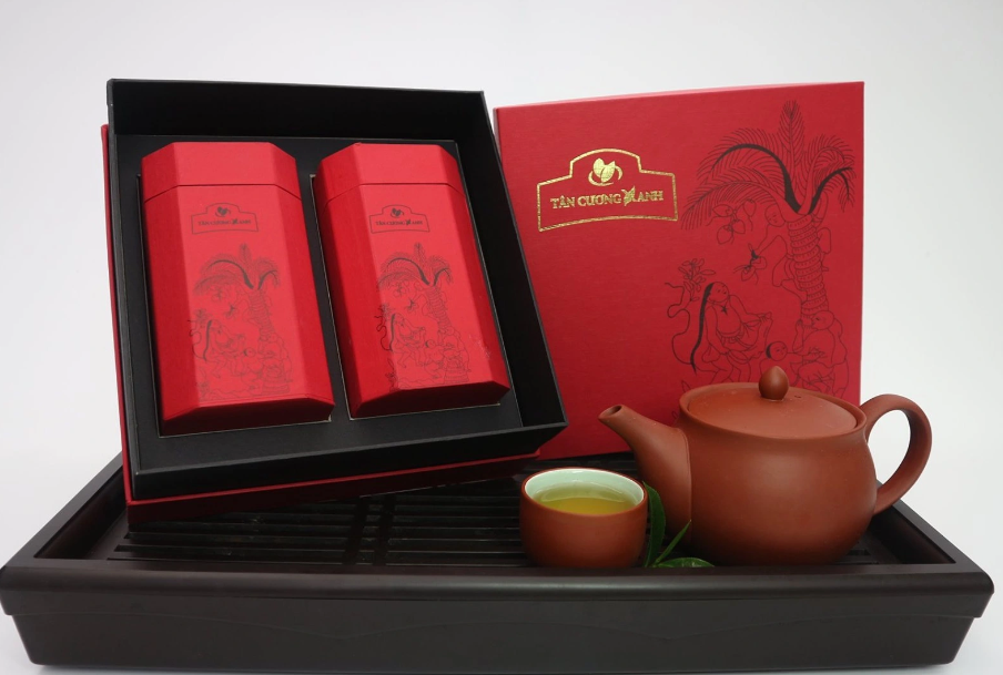Bộ Trà Ô Long Hứng Dừa 400gram