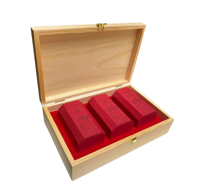Trà Ô Long Hộp Gỗ Thông TCX 02 - 300gram