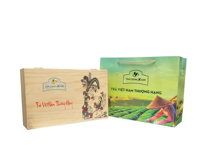 Trà Ô Long Hộp Gỗ Thông TCX 02 - 300gram
