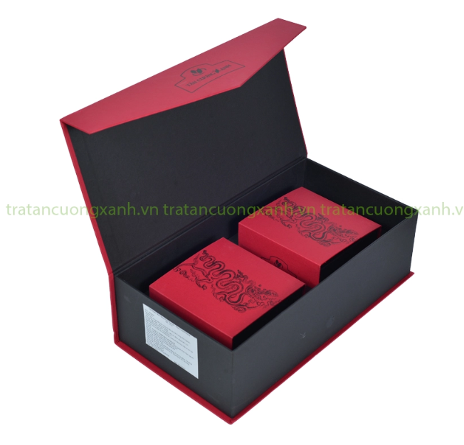 Trà Đinh Tân Cương Hộp Long Phượng 200gram
