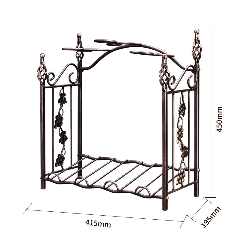 Kệ để RƯỢU NT051 để 4 chai và treo 2ly
