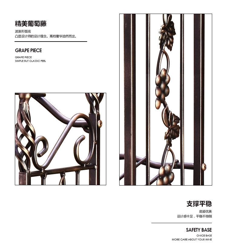 Kệ để RƯỢU NT051 để 4 chai và treo 2ly