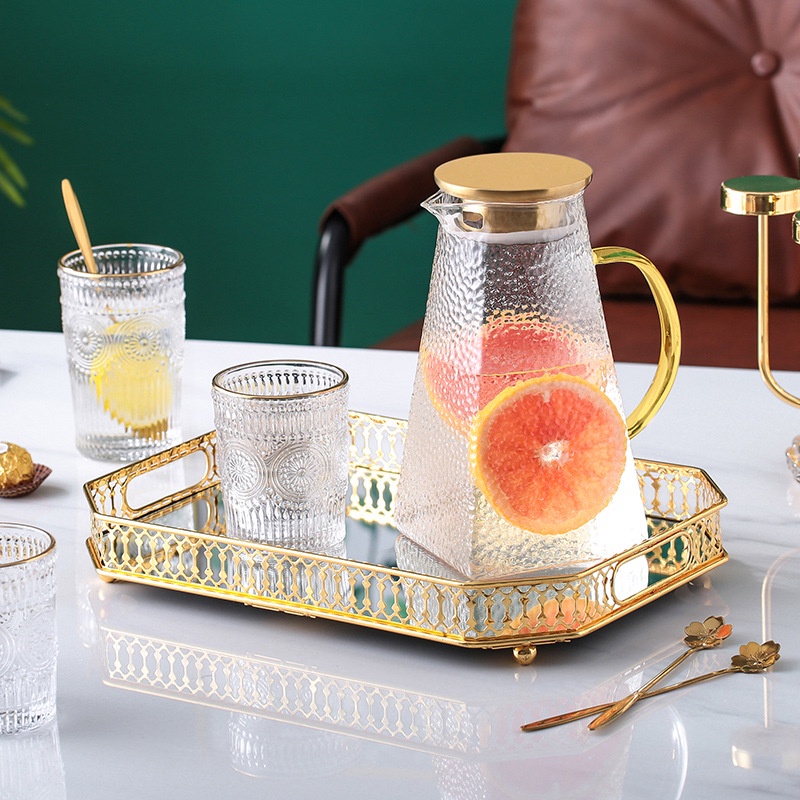 Khay Đựng Đồ Trang Sức, Mỹ Phẩm LynhDecor Tráng Gương Sang Trọng Phong Cách Bắc Âu - Hình Chữ Nhật