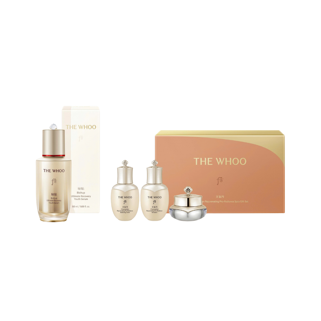 [KOL x The Whoo] Bộ Dưỡng Da Whoo Bichup Ultimate Youth Serum 50ml Set