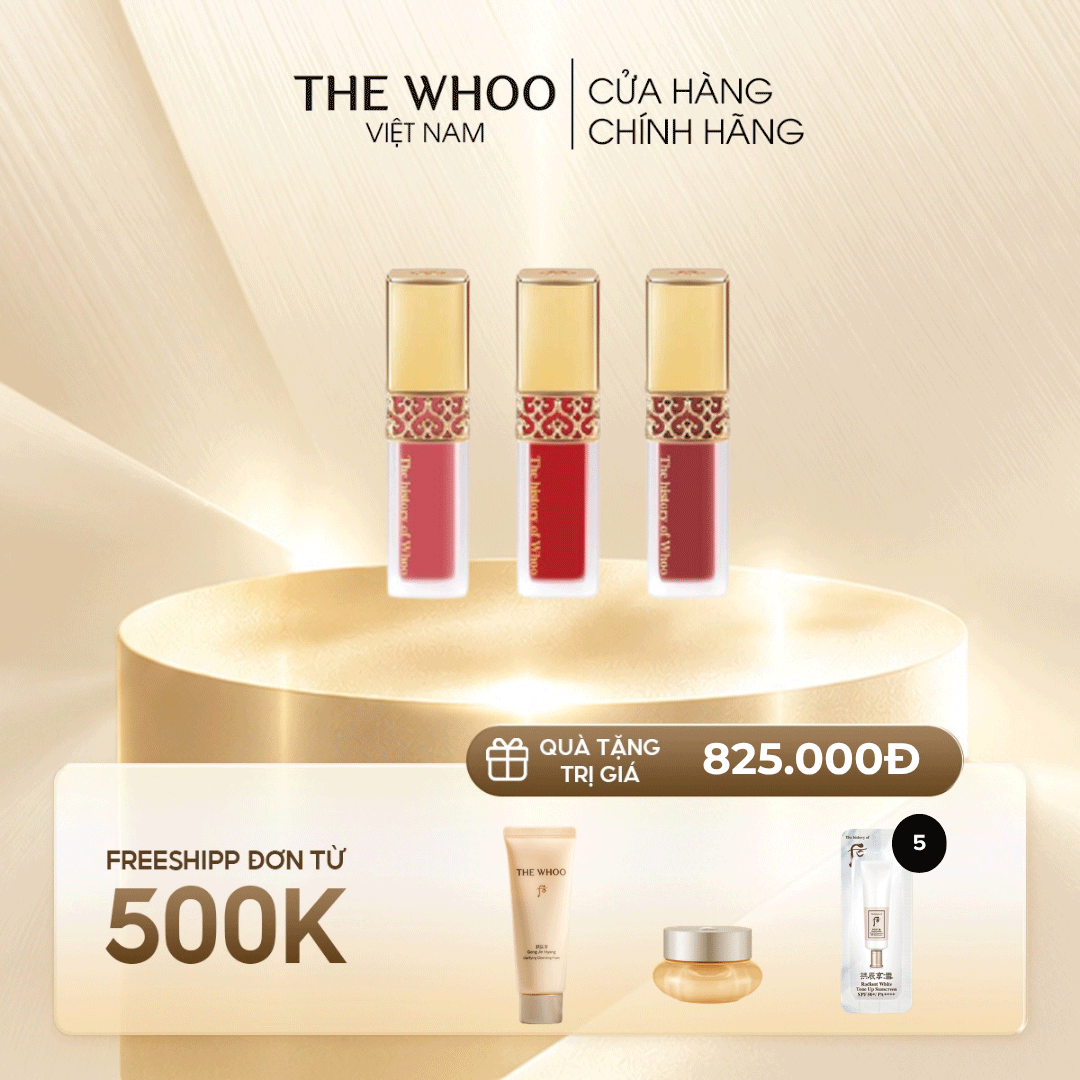Son Bán Lì Đông Y Whoo Mi Velvet Liquid Lip Rouge
