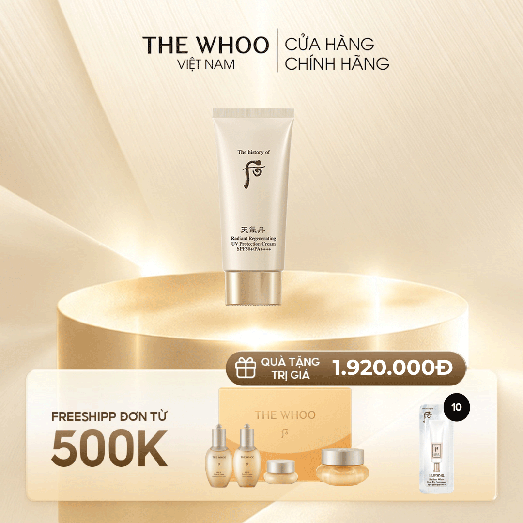 Kem chống nắng chống lão hóa Cheongidan Radiant Regenerating UV Protection Sun Cream SPF50+/PA++++