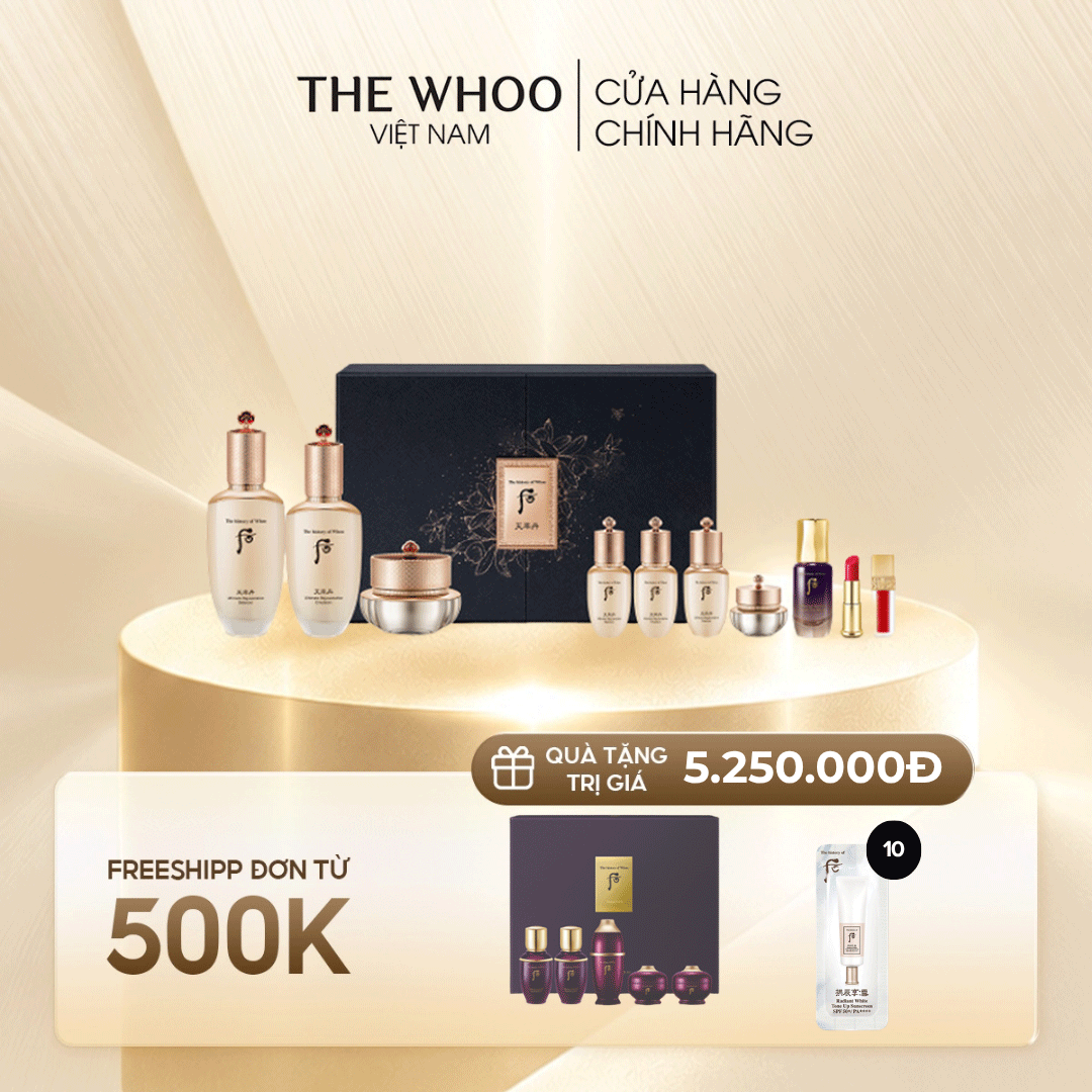 Bộ Dưỡng Da Chống Lão Hóa Cao Cấp Whoo Cheonyuldan 3pcs Special Set