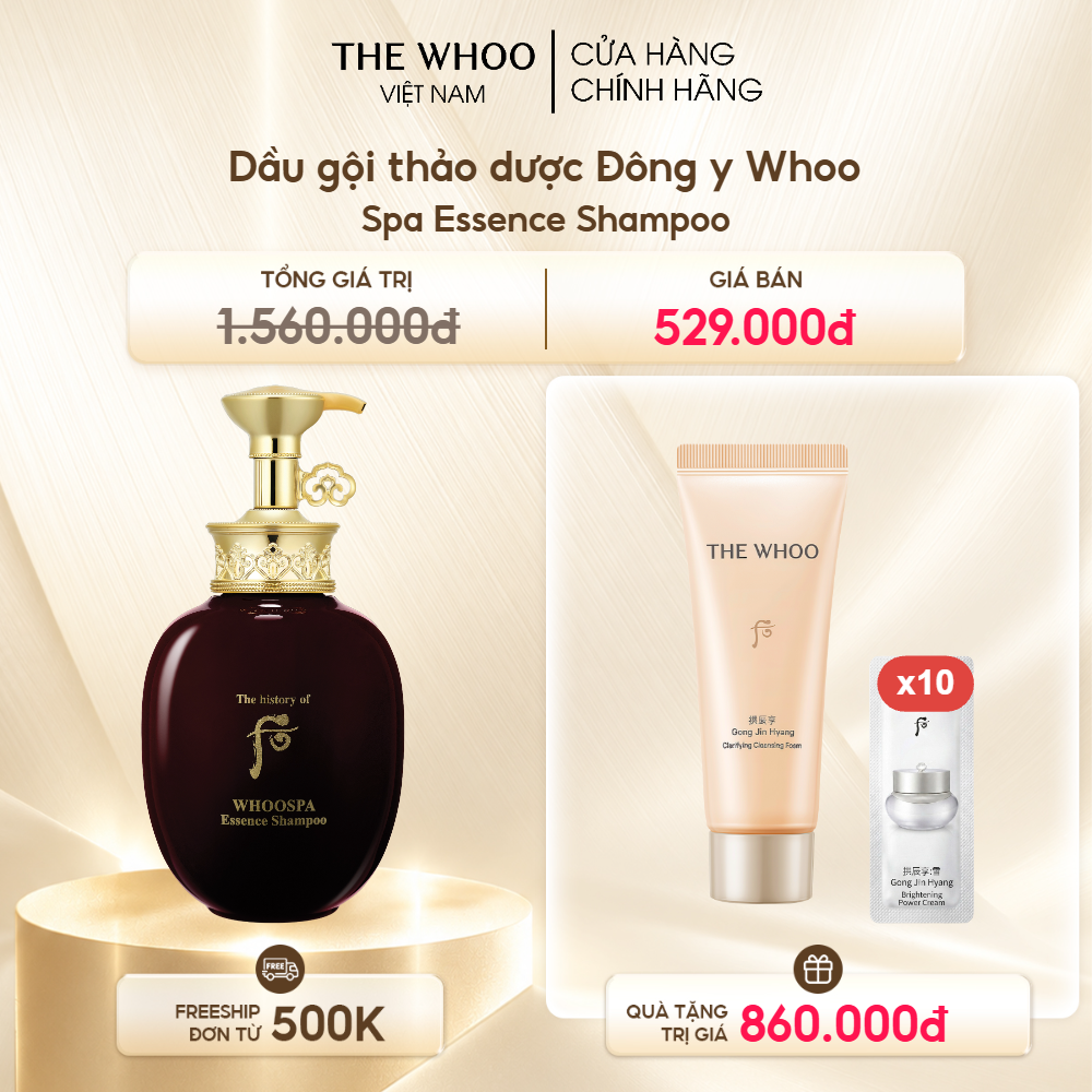 Dầu gội thảo dược Đông y WhooSpa Essence Shampoo