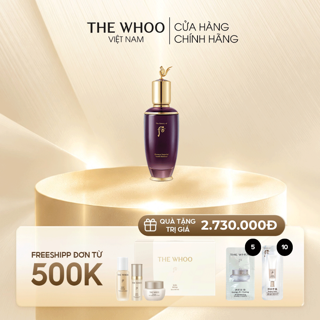 Nước cân bằng Kiệt tác Hoàn lưu Hwanyu Imperial Youth Balancer