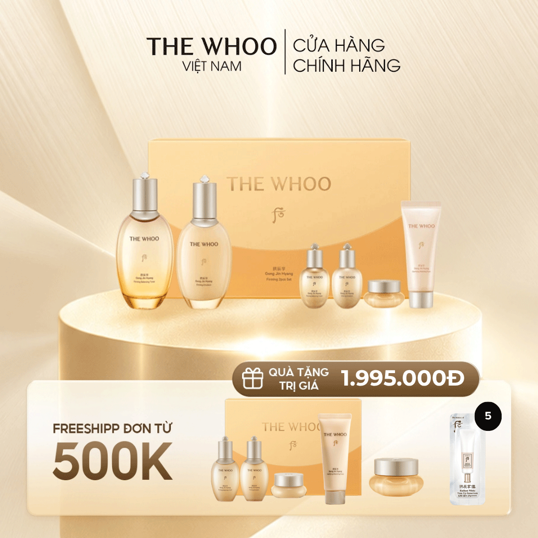 Bộ Dưỡng Da The Whoo Gongjinhyang Firming 2pcs Set