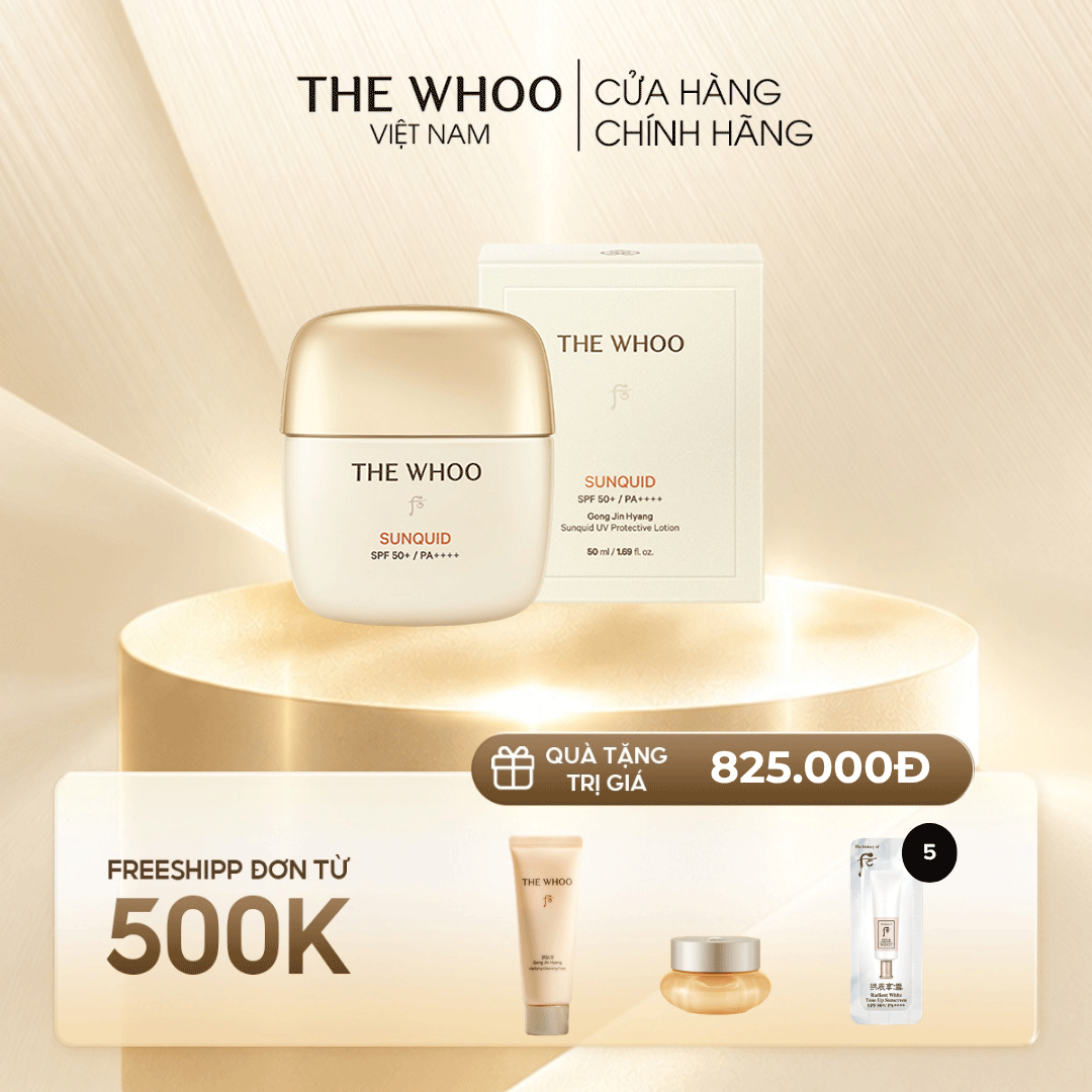 Kem chống nắng Whoo Gongjinhyang Sunquid Uv Protective Lotion
