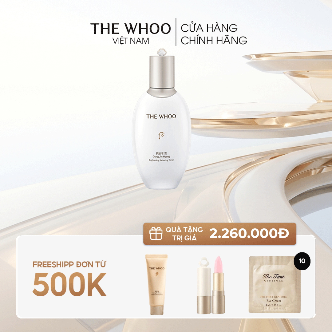 Nước cân bằng Whoo dưỡng trắng Gongjinhyang Seol Radiant White Balancer