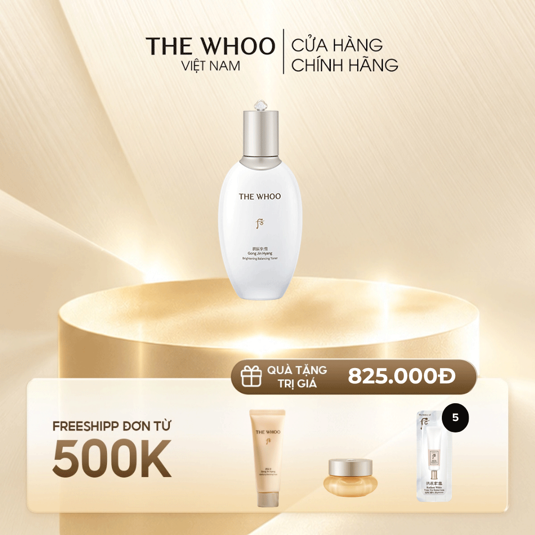 Nước cân bằng Whoo dưỡng trắng Gongjinhyang Seol Radiant White Balancer
