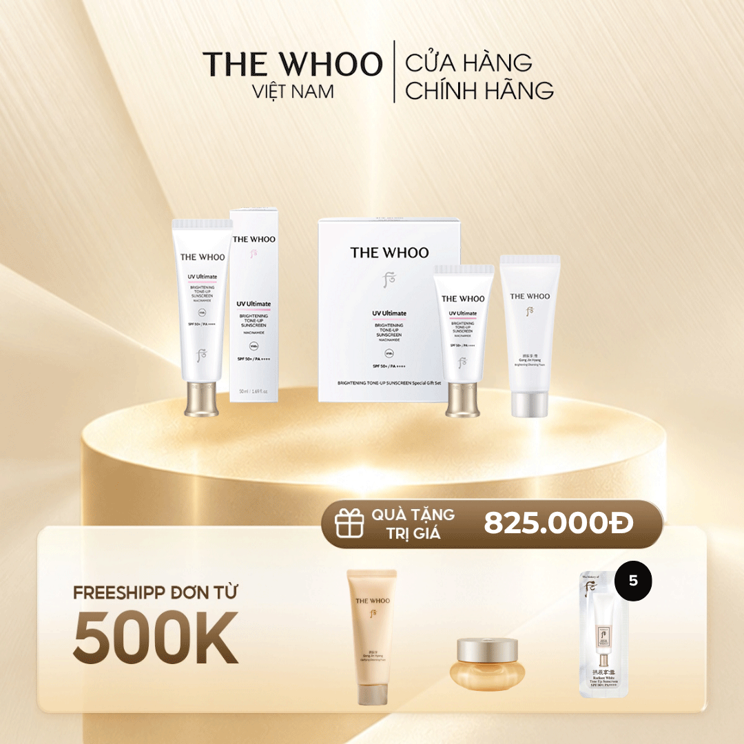Bộ Kem Chống Nắng Nâng Tone Whoo UV Ultimate Ultimate Brightening
