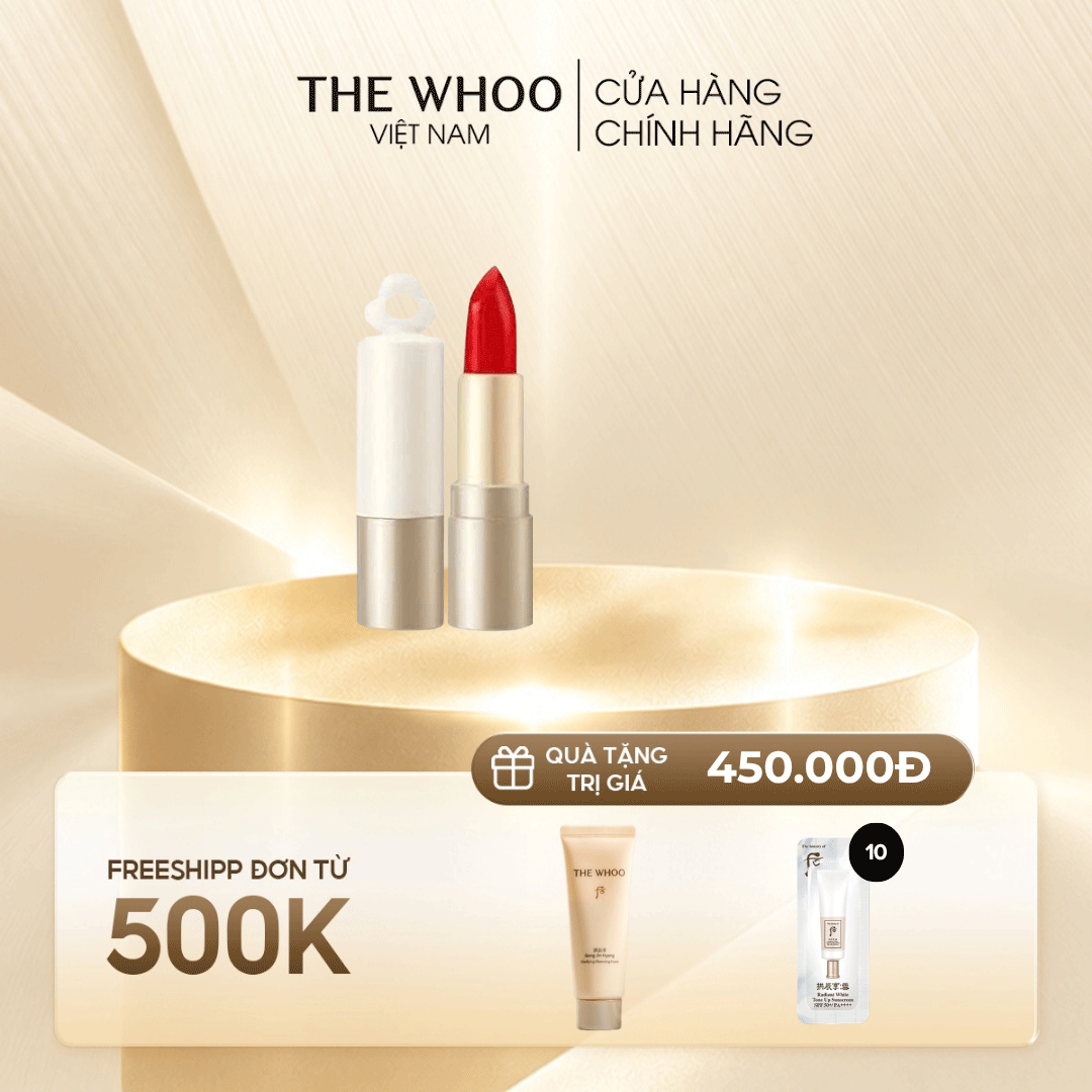 Son Dưỡng Môi Mini Đông Y Whoo Essential Lip Glow Balm Bloomred No99