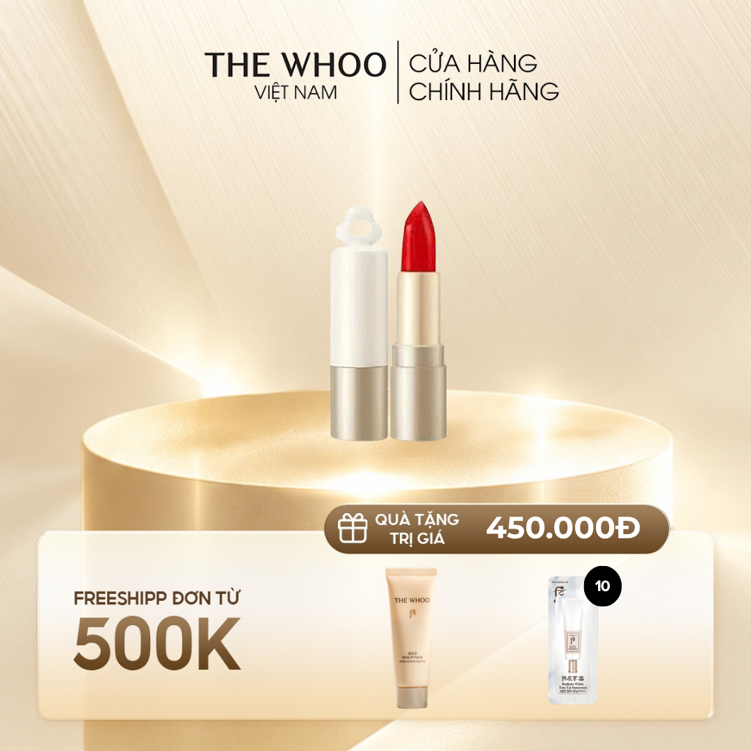 Son Dưỡng Môi Mini Đông Y Whoo Essential Lip Glow Balm Bloomred No99