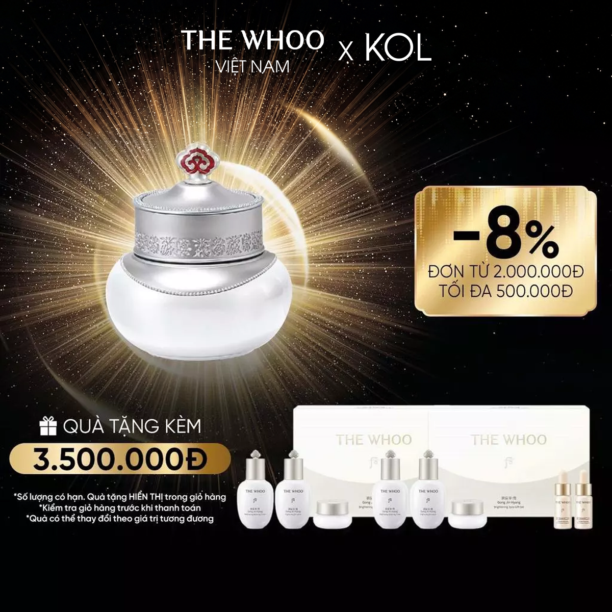 [KOL x The Whoo] Cao trị nám Whoo Gongjinhyang Seol Radiant White Ultimate Corrector