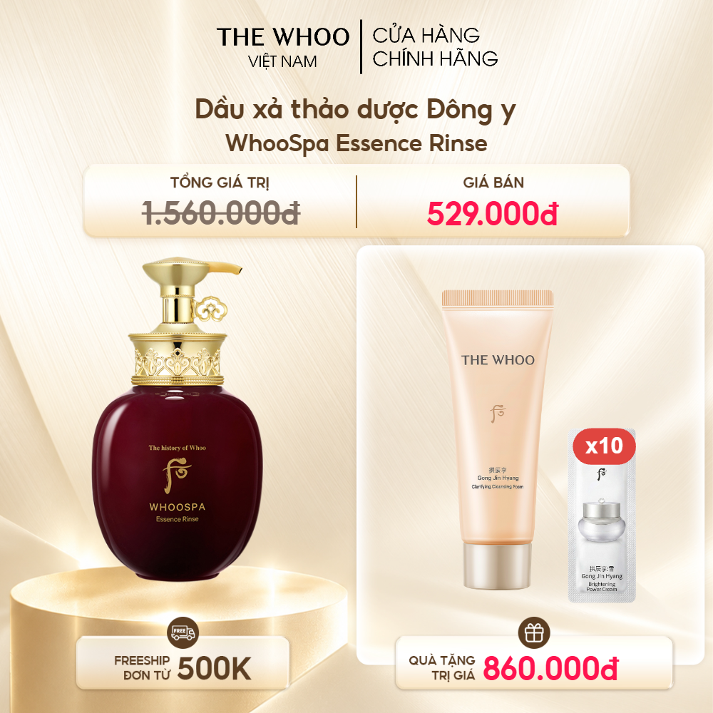 Dầu xả thảo dược Đông y WhooSpa Essence Rinse