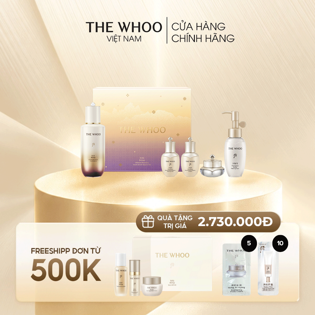 Bộ dưỡng da Whoo Bichup Ultimate Recovery 5pcs Set