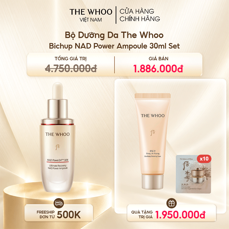 Tinh Chất The Whoo Bichup NAD Power Ampoule 30ml