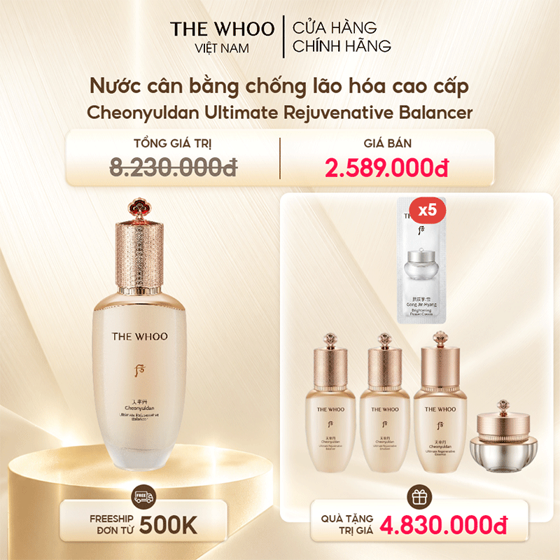 Nước cân bằng chống lão hóa cao cấp Cheonyuldan Ultimate Rejuvenative Balancer